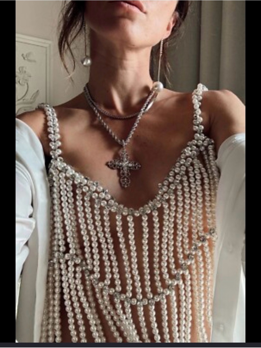 12th Tribe Pearl top in Ivory